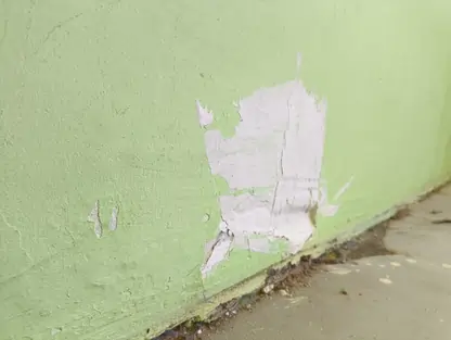 Before crack repair – cracked wall Budapest