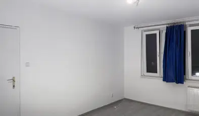 After painting – freshly painted white wall Budapest